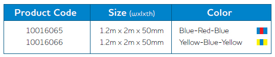 AeroFun Water Mat Pool Size Chart